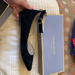 Louise et Cie Black Suede Flats